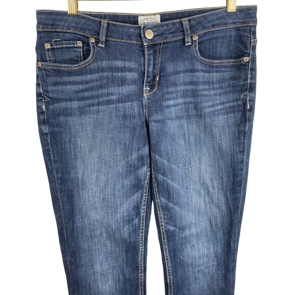 Aeropostale  Womens Size 11/12 Bayla Skinny Curvy Tapered Blue Denim Jeans - Picture 3 of 7